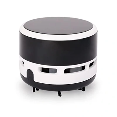 Imagen de FineInno Mini Aspirador, Aspirador de Mesa,Aspirador Migas Crumb Vacuum Cleaner Portable Desktop Sweeper Handheld Cordless (Negro)