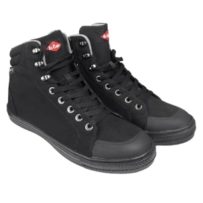 Imagen de Lee Cooper Cordura Retro Trabajo Seguridad Botas de béisbol SB/Sra, Bota Hombre, Negro, 44 EU
