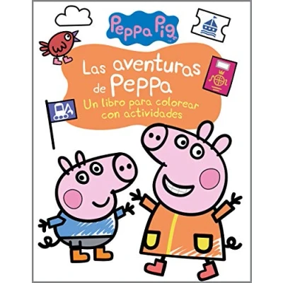 Imagen de Peppa Pig. Cuaderno de actividades Las aventuras Peppa: Un libro para colorear con (Altea)