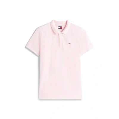 Imagen de Tommy Jeans Placket Polo, Hombre, Talla: 46, Precious pink