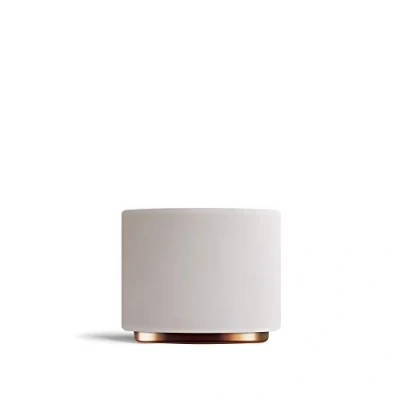 Imagen de Fellow Monty Tazas para arte latte Taza de cerámica doble pared capuchino Blanco mate con base cobre 192 ml