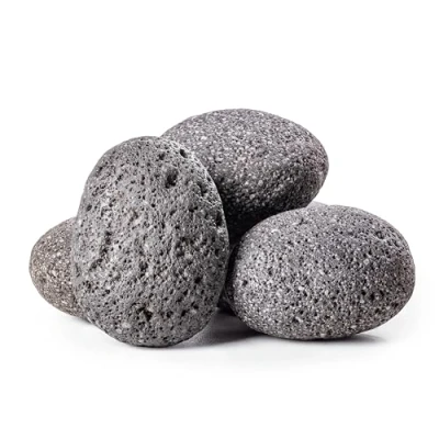 Imagen de ARKA mySCAPE Lava Pebbles Piedras de paisajismo acuático para acuarios Agua Dulce Aprox. 50 70 mm Contenido: 20 kg