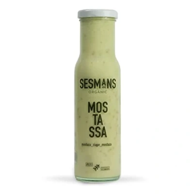 Imagen de Sesmans, Salsa natural de moztaza 3 240 gr. (Total 720 gr.)