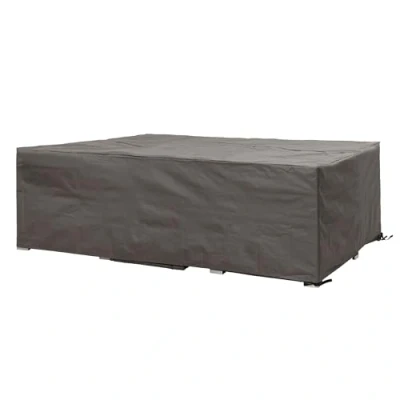 Imagen de Perel Cubierta al aire libre para el juego de jardín, gris, rectangular, 240 cm x 180 75