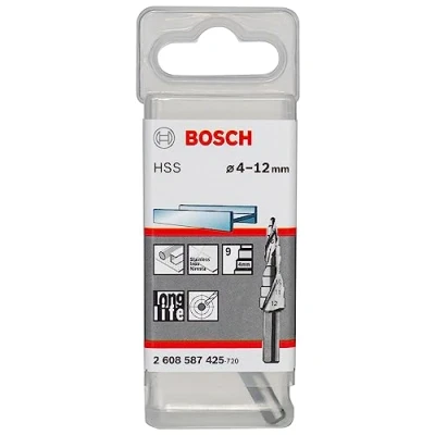 Imagen de Bosch 2 608 587 425 Broca escalonada HSS 4 12 mm, 6,0 66,5 mm (pack de 1)