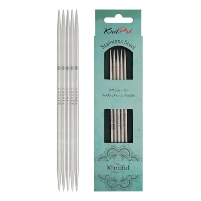 Imagen de KnitPro Agujas de doble punta Mindful (15 cm 3,75 mm) 1 juego