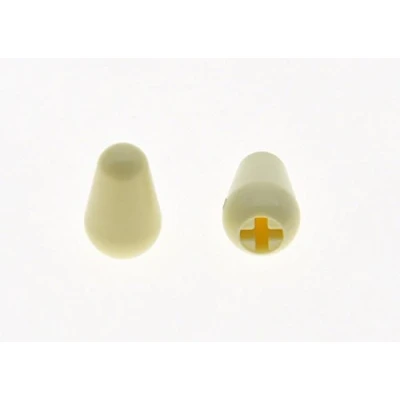 Imagen de Dopro 2 pomos de 5 vías ST Strat para interruptor punta Fender Stratocaster Estados Unidos, color blanco envejecido