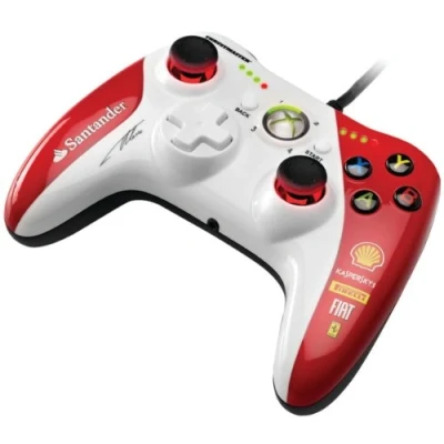 Imagen de Thrustmaster GPX LIGHTBACK Ferrari F1 EDITION Gamepad Xbox360 / PC Dos motores de vibración e Indicador velocidad Licencia Oficial