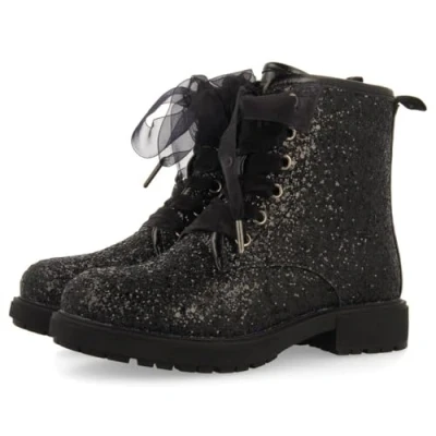 Imagen de Gioseppo Surany Botines con cordones para niños, Talla: 28, Black Zapatos