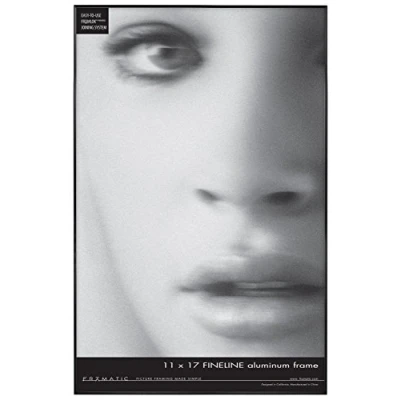 Imagen de Framatics by MCS Fineline 8 x 10 Marco de Aluminio, Negro, 11x17
