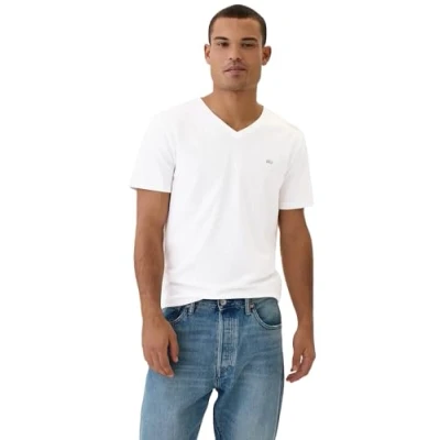 Imagen de GAP Everyday Micro LOGO VEE Camiseta básica, Hombre, Talla: XS, White
