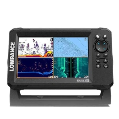 Imagen de Lowrance Eagle 7 Tripleshot Row Fishfinder (con GPS) Sonda de pesca