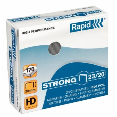 Imagen de RAPID 24870400 Caja 1000 grapas 23/20 mm Strong galvanizada