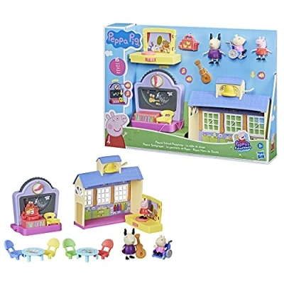 Imagen de Peppa Pig Peppa&#039;s Adventures El Aula, Juguete Preescolar con Frases y Sonidos, a Partir de 3 años
