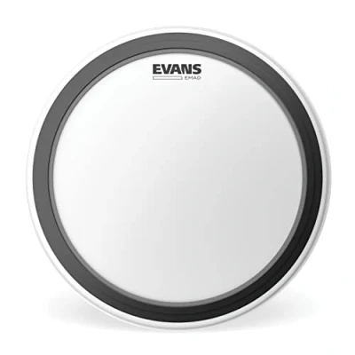 Imagen de Evans BD20EMADCW Parche para bombo, 20&quot; (coated, blanco)