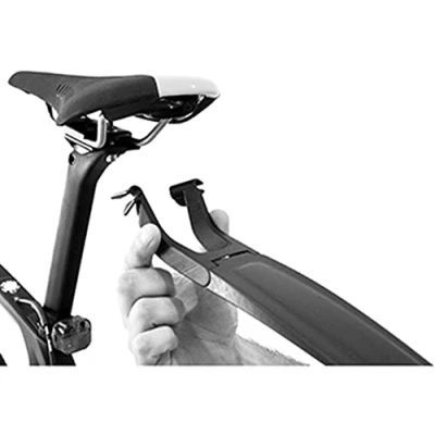 Imagen de Polisport Rear Mudguard S MUD Long, Unisex Adult, Negro, Standard Size