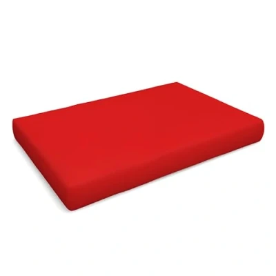 Imagen de POKAR Cojín Asiento Impermeable 120x80x12cm para Europalés/Europalet, Jardín o Terraza, Espuma Fría, Cómodo Sofá de Paletas DYI, sin Palés, Rojo
