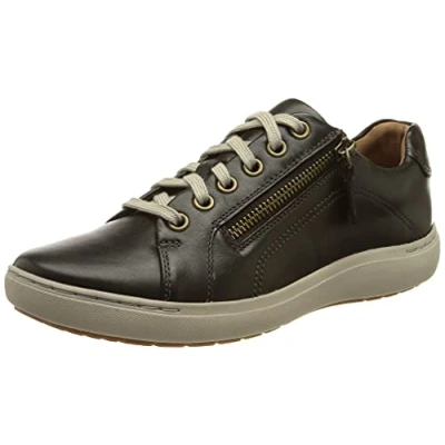 Imagen de Clarks Nalle Lace, Zapatillas de Gimnasia Mujer, Black Leather, 39.5 EU