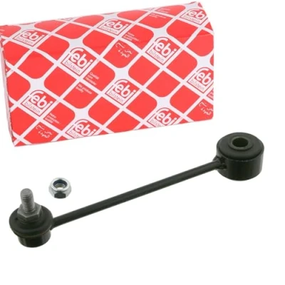 Imagen de FEBI BILSTEIN 27866 Bieleta de suspensión Eje trasero izquierda, trasero, derecha 194,5 M10 x 1,5 con tuerca autofijadora AUDI: A3 Hatchback