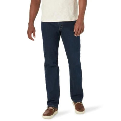 Imagen de Wrangler Men&#039;s Authentics Comfort Flex Waist Jean, Dark Indigo, 38X30