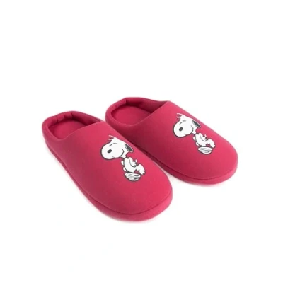 Imagen de United Labels The Peanuts Snoopy Pantuflas para mujer, color burdeos, rojo, 37/38 EU