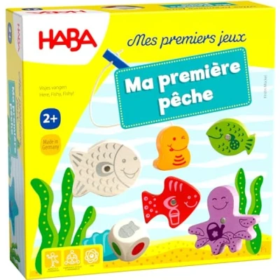 Imagen de HABA Mi Primera Pesca Juegos de Mesa Infantil Juego Educativo y Divertido Libre magnético 1 a 4 Jugadores 2 años más 5570