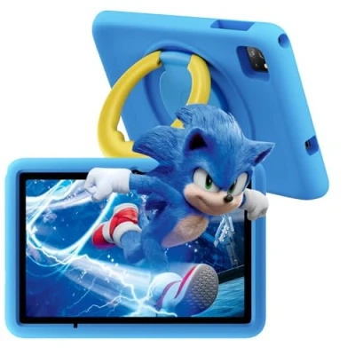 Imagen de Blackview TabA6Kids Tablet Niños 10 Pulgadas Android 14,12GB RAM+128GB ROM/1TB, Octa Core para Widevine L1/Eye friendly HD+ 800*1280/5100 mAh/Dual AI Cameras/Parent Control/5G WiFi/BT 5.2