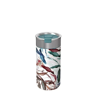 Imagen de Quokka VASO CAFE TERMICO ACERO INOXIDABLE BOOST BOUQUET 400 ML