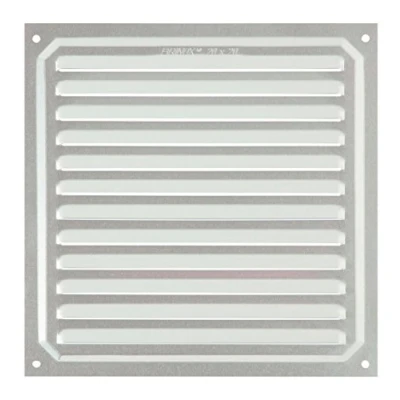 Imagen de Brinox B70580A Rejilla de ventilación (20 x 20 cm) color aluminio