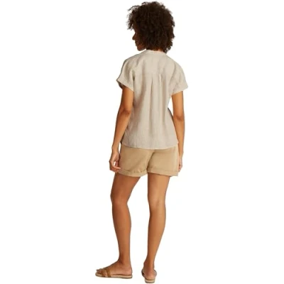 Imagen de Tommy Hilfiger Collarless Blouse Camisa, Mujer, Talla: 36, Black