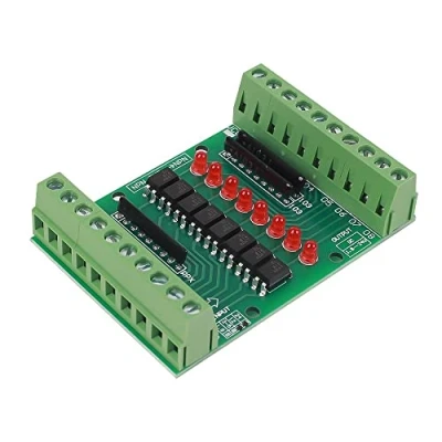 Imagen de Optoacoplador Aislamiento Módulo,8CH Junta DC 12V 24V 8 Channel PNP NPN Nivel Bajo Alto Señal Salida Convertidor