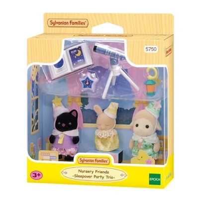 Imagen de Sylvanian Families Amigos de la Guardería Fiesta Pijamas Casa muñecas, Color Colourful (EPOCH 5750)