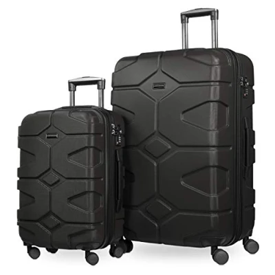 Imagen de HAUPTSTADTKOFFER X Kölln Juego de 2 Trolleys 55+76 cm, maletas expandibles, TSA, Negro