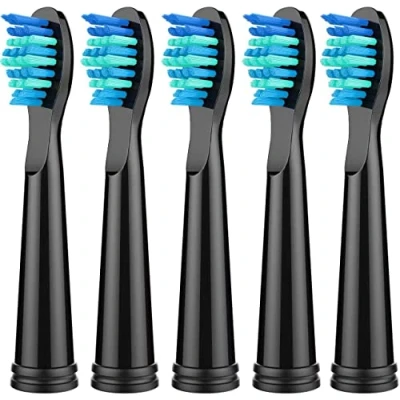 Imagen de Recambios para Fairywill/Seago,Recambio Cepillo Fairywill 507/508/515/551/917/959/2011/D1/D3/D7/D8,5pc Cabeza de dientes Cabello Medio Suave