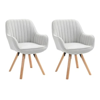 Imagen de Meubles cosy set de 2 silla comedor escandinava, sillón tocador