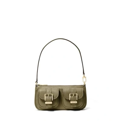Imagen de Michael Kors ZOE Pouchette Bolso de mano, Mujer, Talla: One Size, Safari green