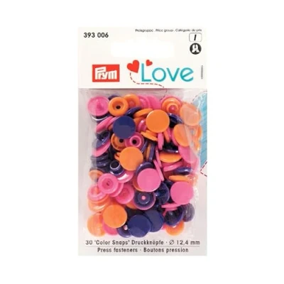 Imagen de Prym Color Snaps Fasteners, Transparent, 12.4 mm