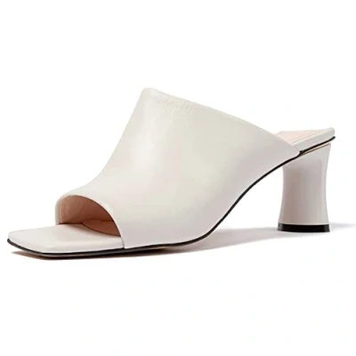 Imagen de L37 HANDMADE SHOES You Want This, Sandalia de tacón Mujer, Blanco, 35 EU