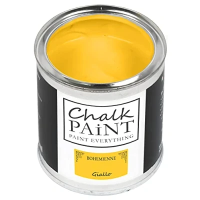 Imagen de Chalk Paint Everything® Pintura tiza Giallo vuelva a dar color fácilmente todo tipo de material sin lijar (750 ml)