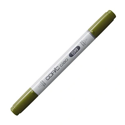 Imagen de COPIC Ciao Marcador Gráfico de Doble Punta, Verde (Olive), 1.4 ml