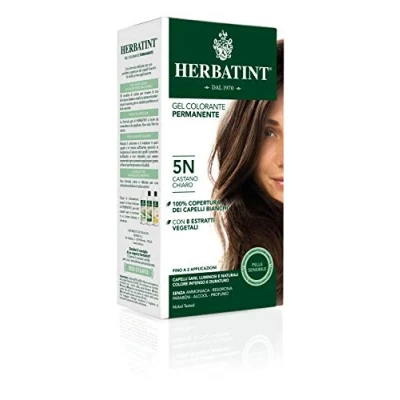 Imagen de Herbatint 5 N castaño claro permanente pelo a base de plantas color Gel 150 ml