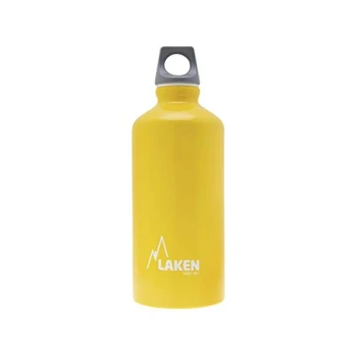 Imagen de LAKEN Botella de Agua Aluminio con Boca Estrecha 600ml Cantimplora Ligera y Reciclable Aislante para Niños Perfecta Gimnasio, Viaje Deporte