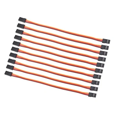 Imagen de OliRC 10piezas Macho a Servo extensión Plomo Wire 22awg 60cords Cable 15cm para avión RC(C61 10)