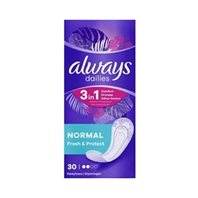 Imagen de Always Diarios Fresh &amp; Protect Normal Panty Liner 70 g