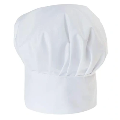 Imagen de Gorro Cocinero para niños de niño Bebé Cocina Ajustable con Velcro Chef Nombre/con Texto Blanco [099]