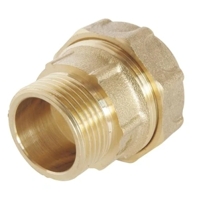 Imagen de SOMATHERM FOR YOU latón accesorio macho recto para tubo de D20 PE M15 / 21 exterior apriete