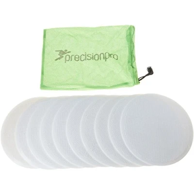 Imagen de Precision Round Marker Discs (Set of 10) Set de Entrenamiento, Adultos Unisex, White (Blanco), Talla Única