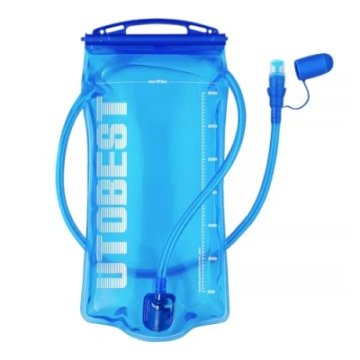 Imagen de UTOBEST Vejiga de hidratación, Bolsa Agua 1 l, 1,5 2 3 sin BPA, depósito a Prueba Fugas para Correr, Ciclismo, Senderismo, Camping