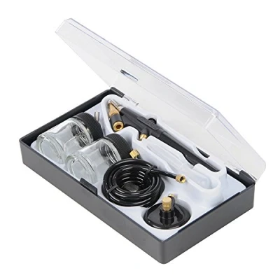 Imagen de Silverline Tools 380158, Aerógrafo para manualidades con 6 piezas, 22 ml