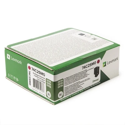 Imagen de Tóner Magenta Lexmark 74c2sm0 Retornable (7000 Pag)
